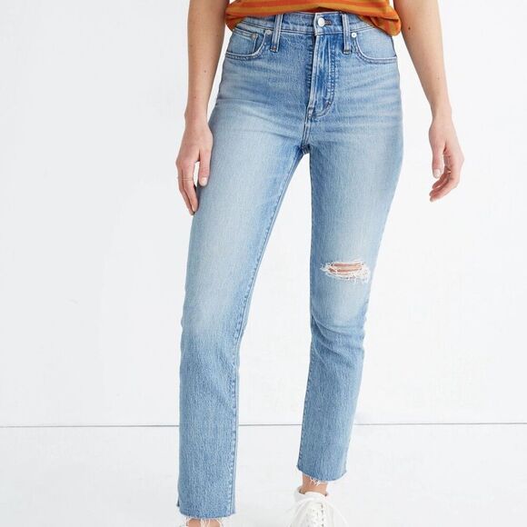 Madewell Perfect Vintage Jeans Rosabelle Wash - Picture 1 of 11
